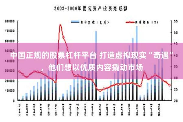 中国正规的股票杠杆平台 打造虚拟现实“奇遇”，他们想以优质内容撬动市场