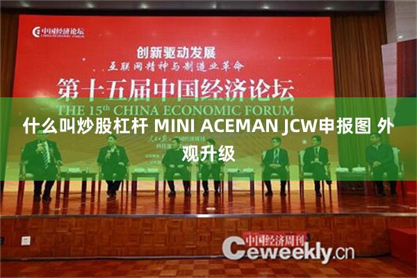 什么叫炒股杠杆 MINI ACEMAN JCW申报图 外观升级