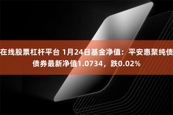 在线股票杠杆平台 1月24日基金净值：平安惠聚纯债债券最新净值1.0734，跌0.02%