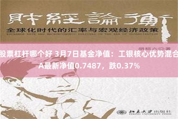 股票杠杆哪个好 3月7日基金净值：工银核心优势混合A最新净值0.7487，跌0.37%